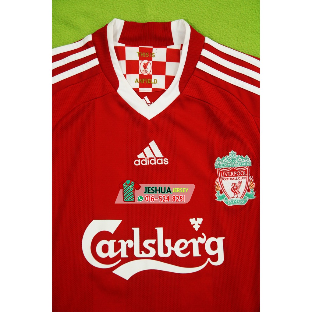 liverpool 2008 jersey