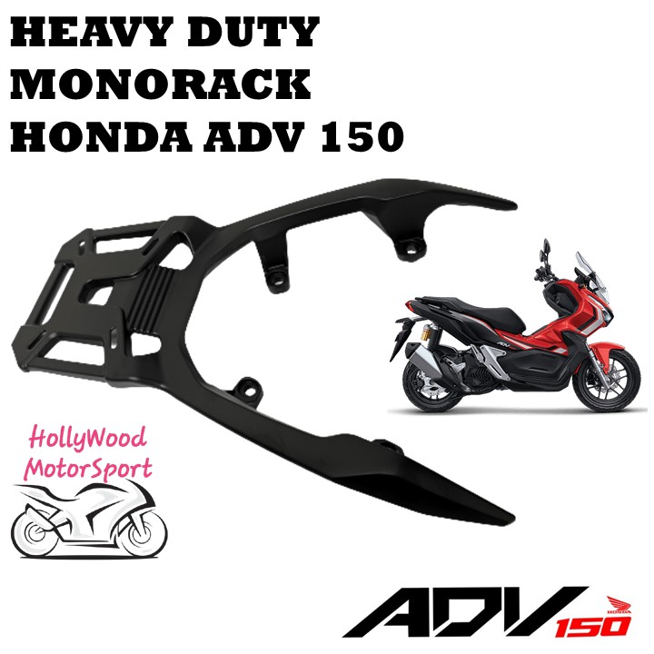 "READY STOCK" HONDA ADV150 MONORACK HEAVY DUTY MONORACK ...