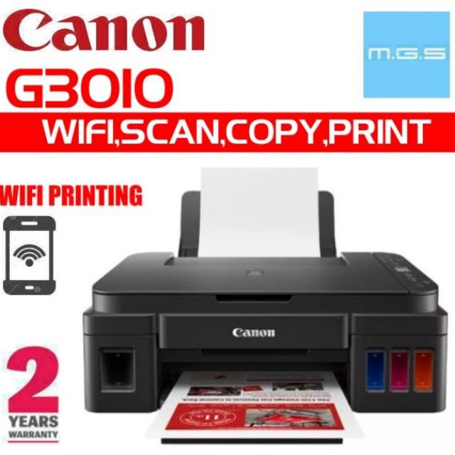 CANON G3010 G3000 G4010 G1010 G1020 G2010 G2020 REFILL INK TANK PRINTER