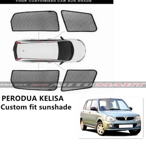 Custom Fit OEM Sunshades/ Sun shades for Perodua Kelisa 