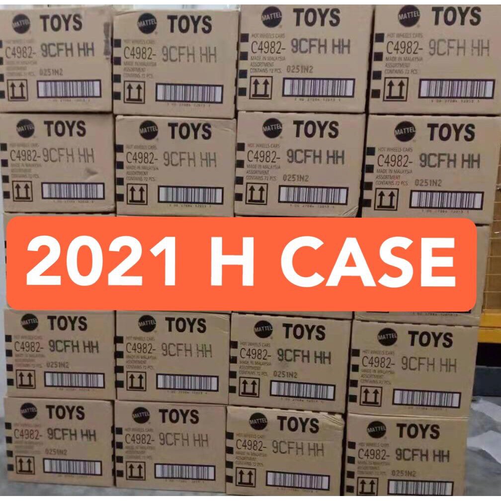 hot wheels sealed case 2021