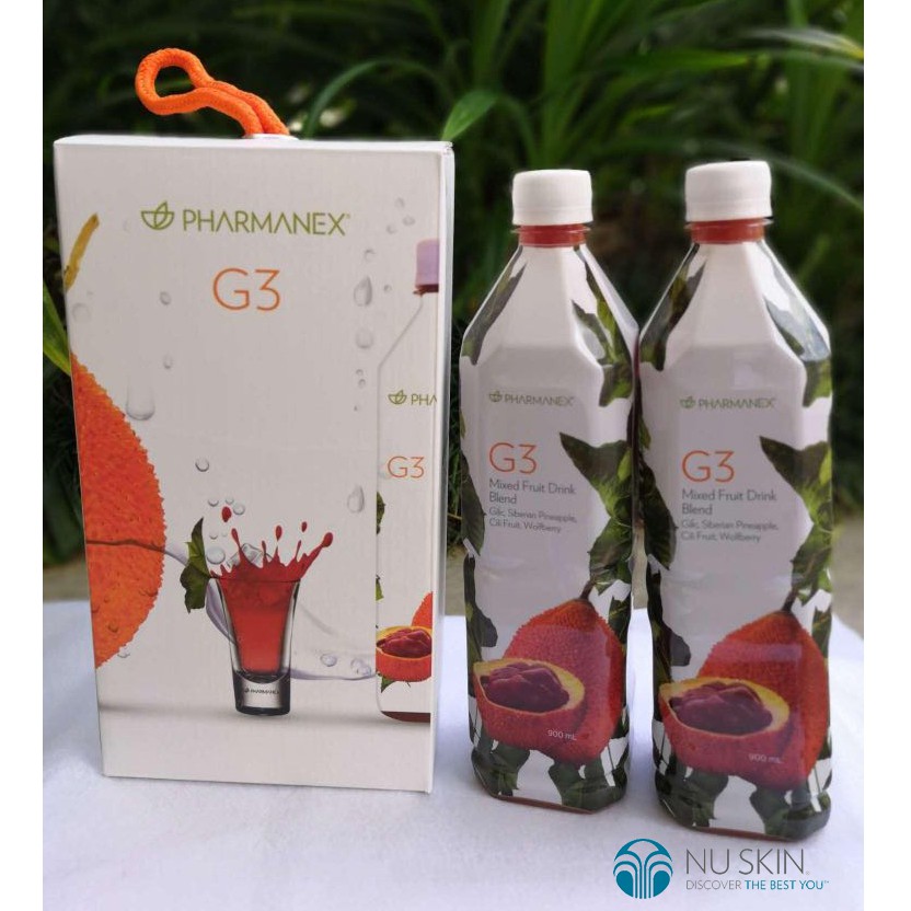 100 Natural G3 Juice Mixed Fruit Drink Blend 900ml Two or Four Bottles NuSkin Free Shipping