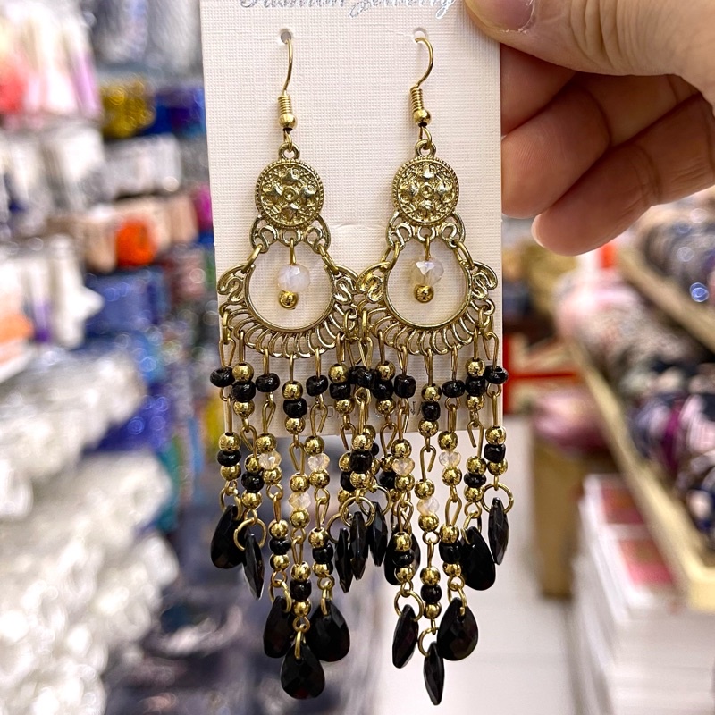 Ethnic Indian Bollywood Dangle Earring - Subang Anting India 耳环