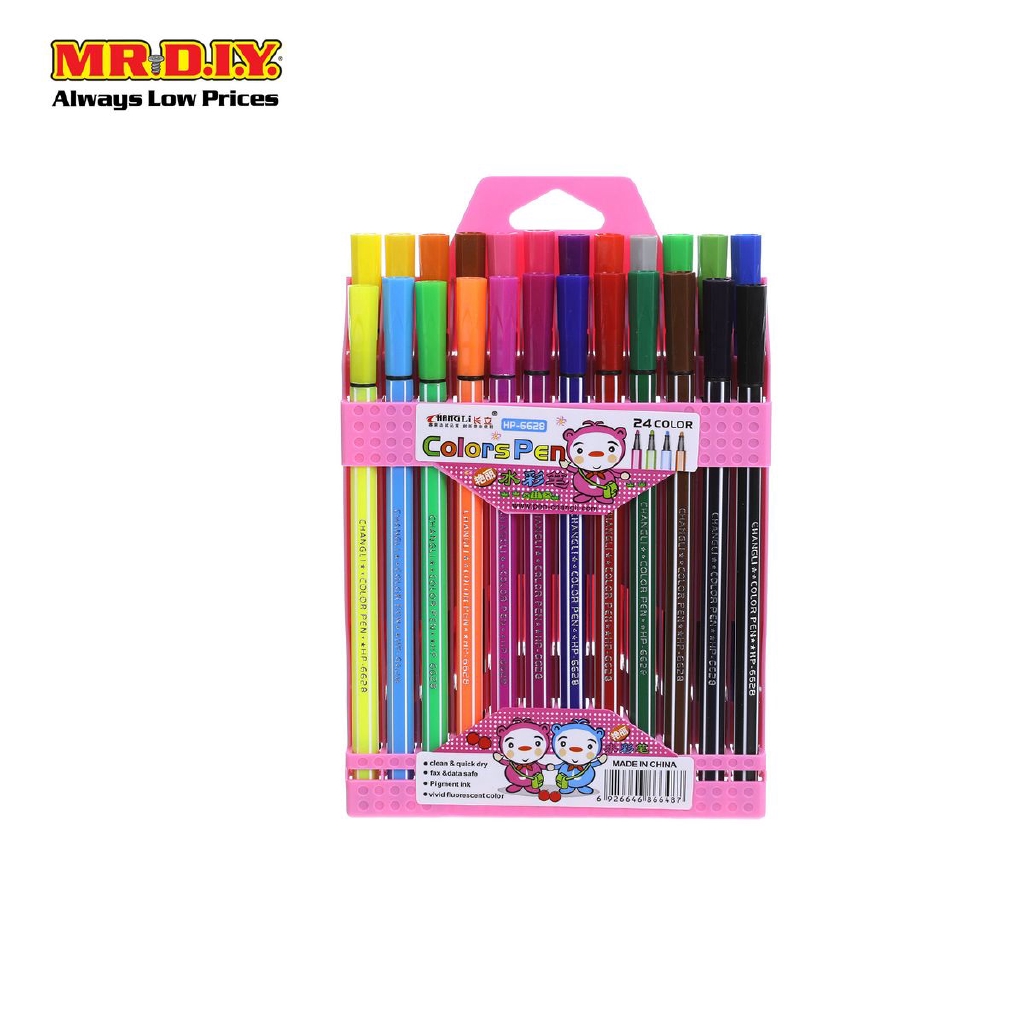 CHANGLI Colors Pen (24pcs) | Shopee Malaysia