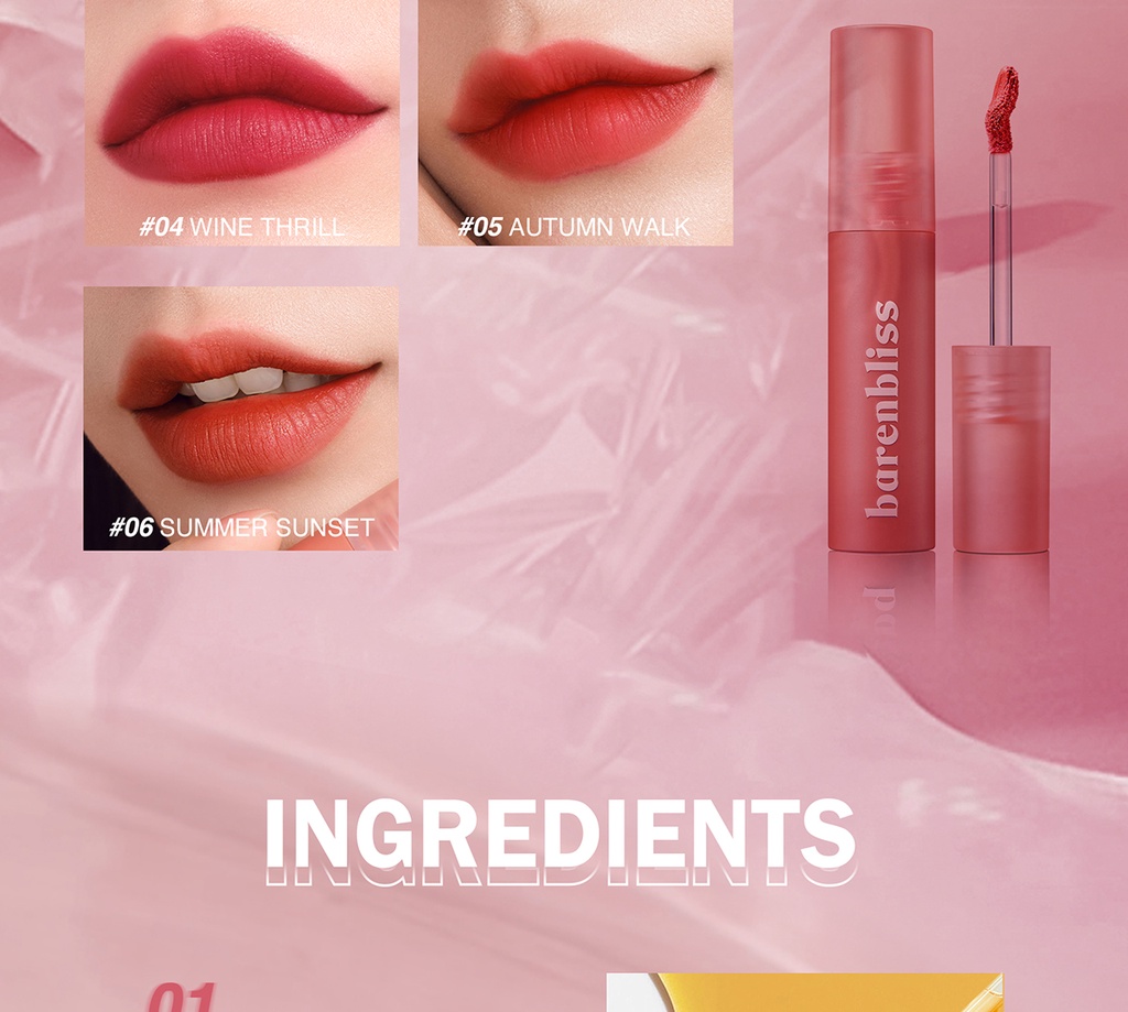 Bnb Barenbliss Cherry Makes Cheerful Lip Velvet 