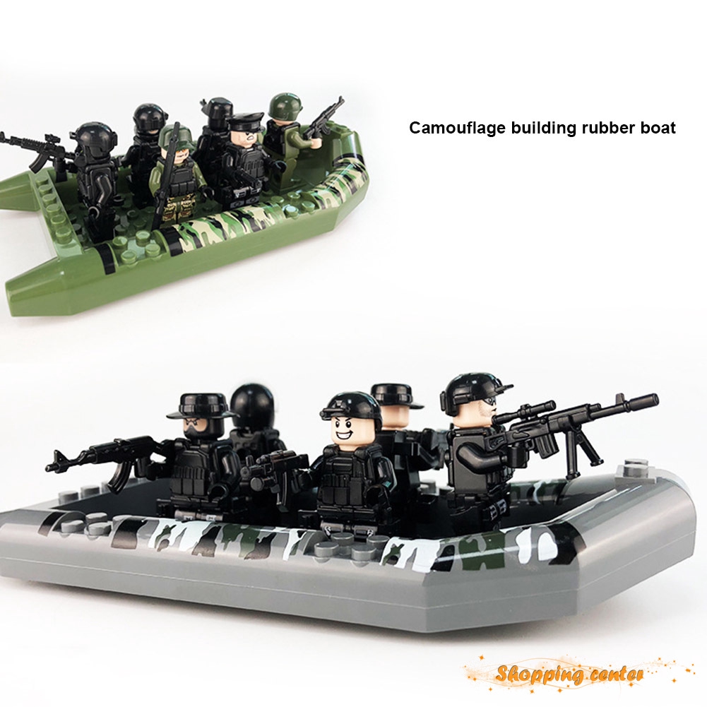 Sc 1 Set Military Swat Teams Figure Set City Police Weapon Model Building Blocks Kits Kids Toys Shopee Malaysia - new helicopterswat team roleplay roblox