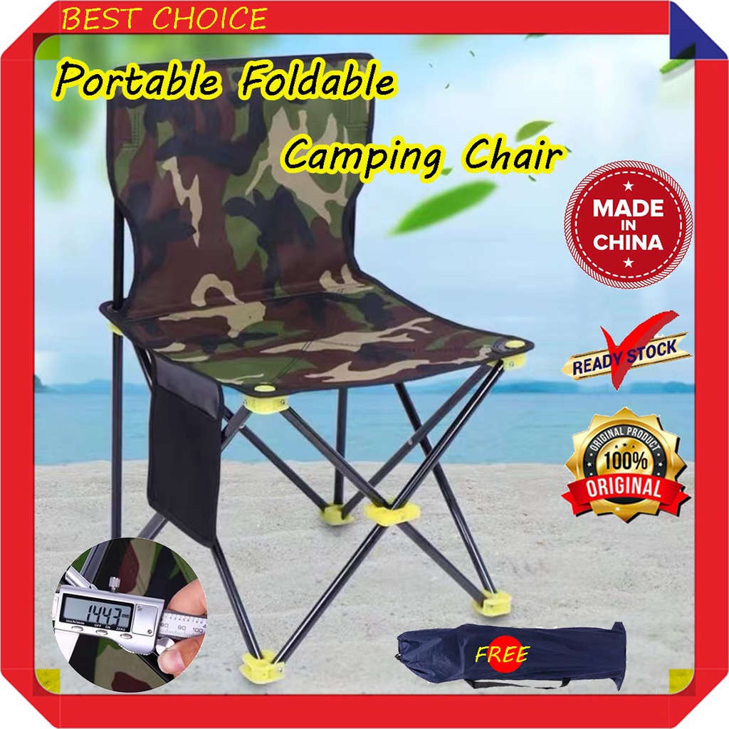 Portable Folding Camping Chair with Arm Rest Cup Holder Foldable Chair