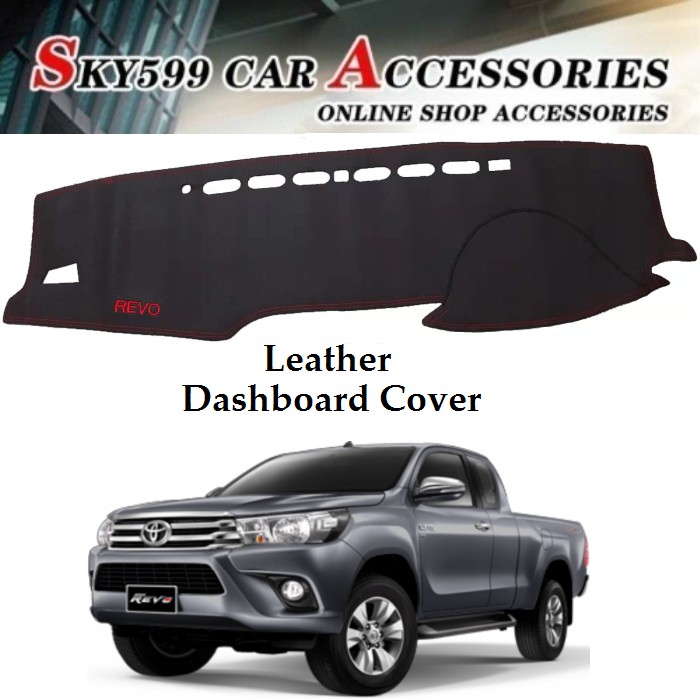 Toyota Hilux Revo 2016-2019 Premium Leather Dash Mat 