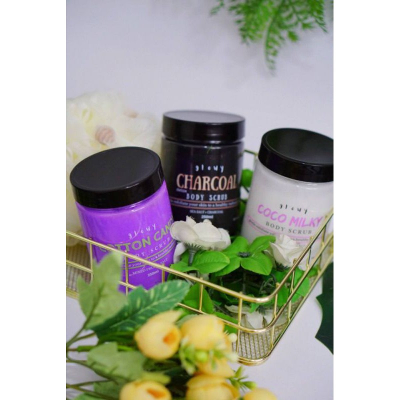 Glowyscrub whiteningscrub Body Scrub Hilangkan Daki Kulit Kering . Detox Shopee Malaysia