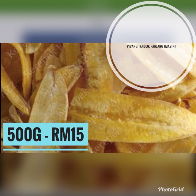 Kerepek Pisang Tanduk Panjang Masinsalty Shopee Malaysia 6683