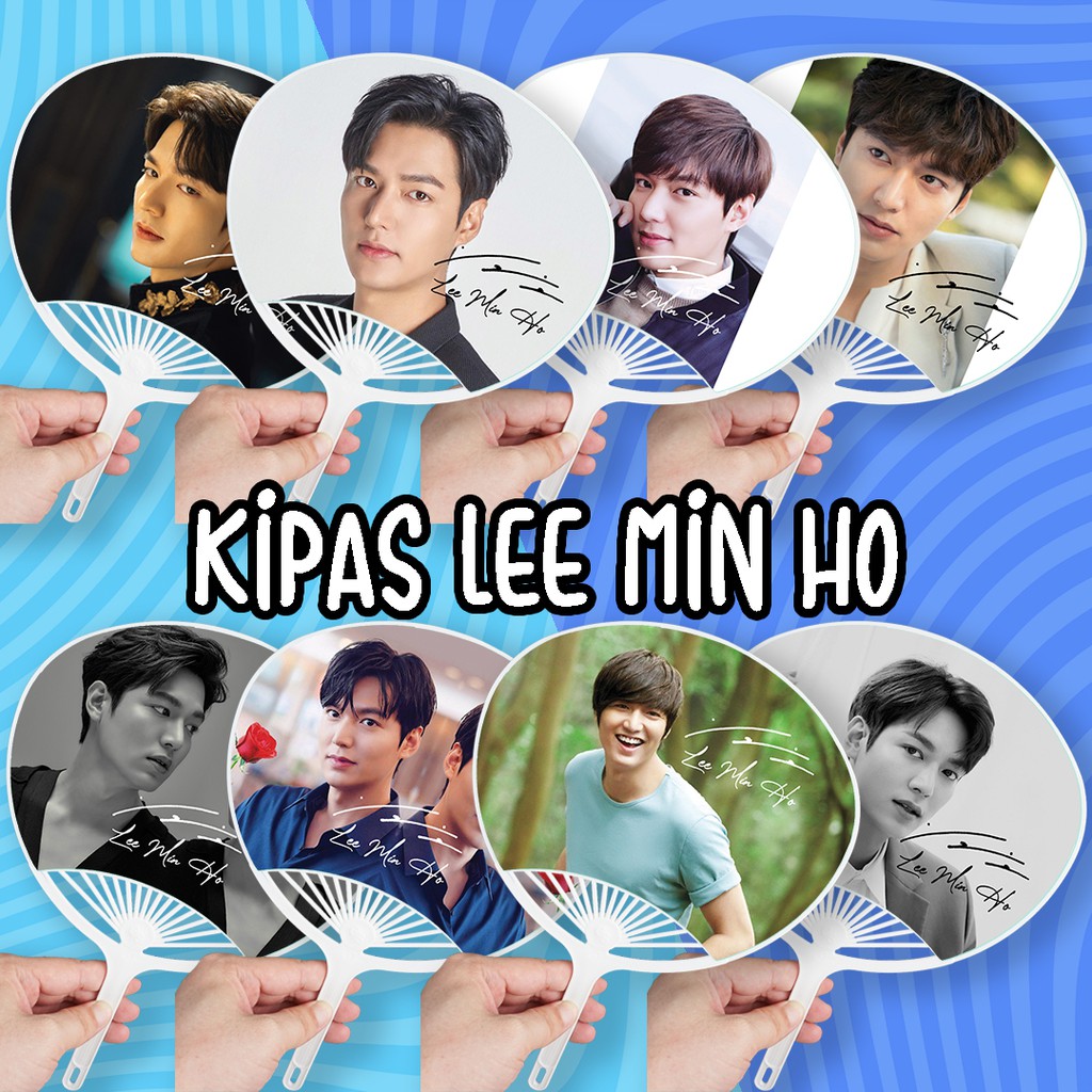 Lee Min Ho fan - Merchandise Hand fan KPOP Kdrama Unofficial Lee Minho Shell fan