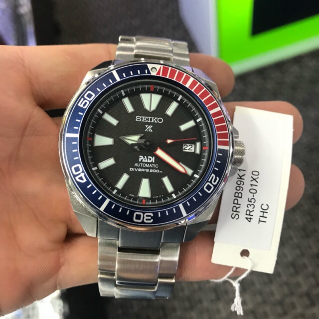 Seiko Prospex Samurai Padi Special Edition Divers 200m Automatic Srpb99  Srpb99k Srpd99k1 | Shopee Malaysia