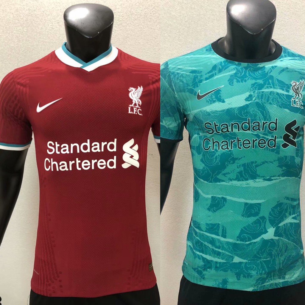 20-21 Liverpool Player Issue Jersey Home and Away 2020 ...