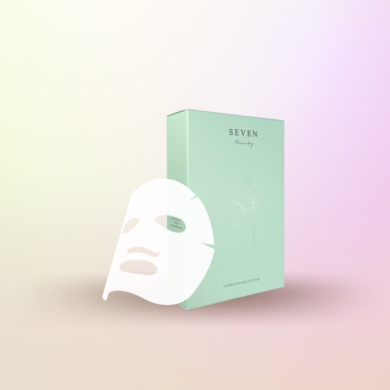 Everglow Barley Mask UPGRADE by SEVEN BEAUTY (7pcs/box)