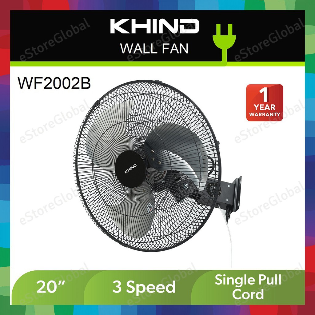 khind industrial wall fan wf2002f