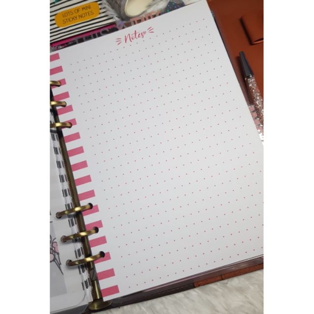 40PCS DOTS A5 6 RING PLANNER INSERTS REFILL Shopee Malaysia