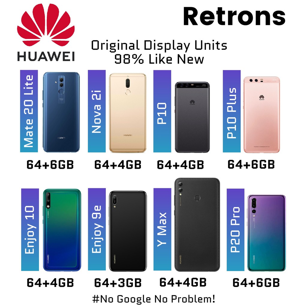 CNY 2021 Ori Huawei P10 P10 Plus Mate 20 lite Nova 2i Y ...