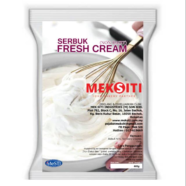 Serbuk Non Dairy Fresh Cream (Non Dairy Whipping Cream) Shopee Malaysia