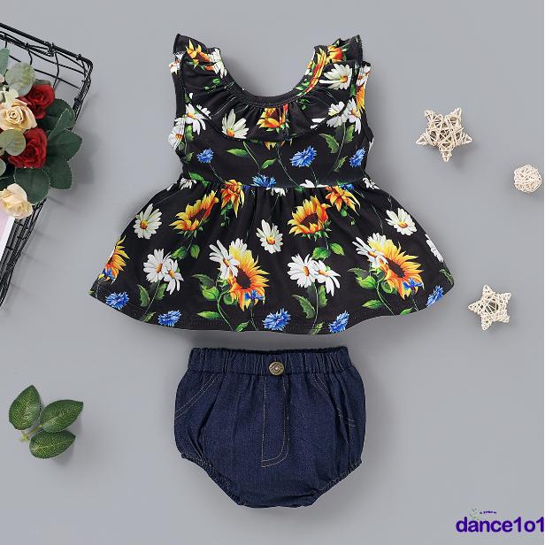 little girl sunflower dress