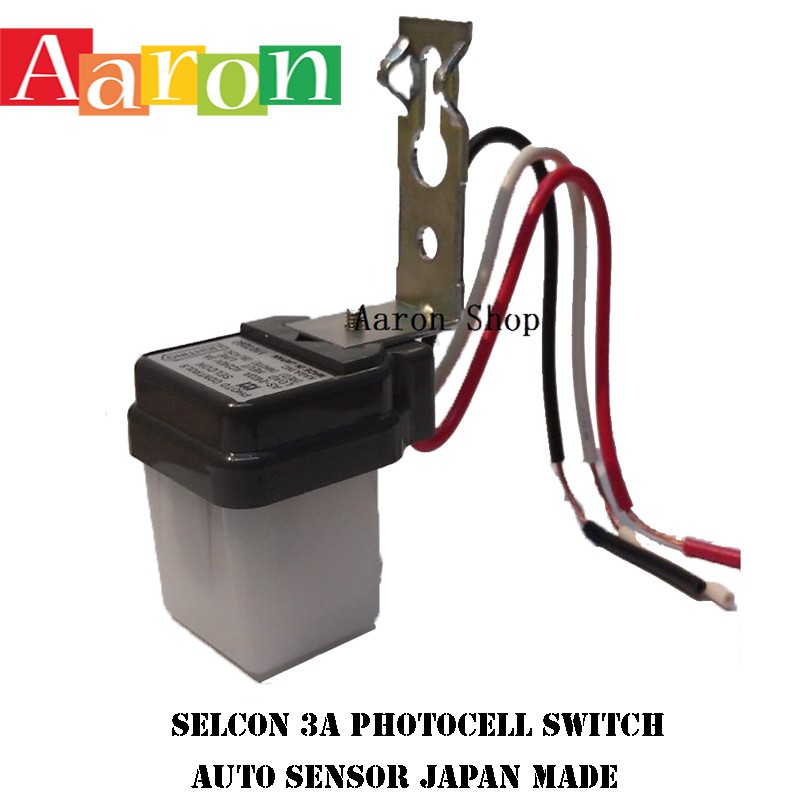 Selcon 3a Photocell Switch Day And Night Lighting Auto Sensor Japan 1unit Aaron Shop Shopee Malaysia