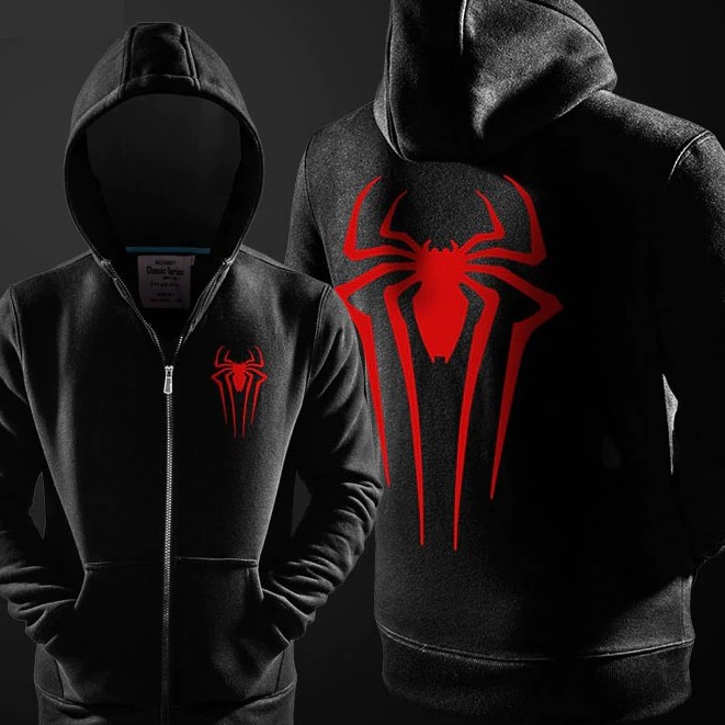 The Avengers Spiderman Hoodies Marvel Men Jacket Superhero Spider-Man  Zipper Sweatshirt Young Boys Winter | Shopee Malaysia