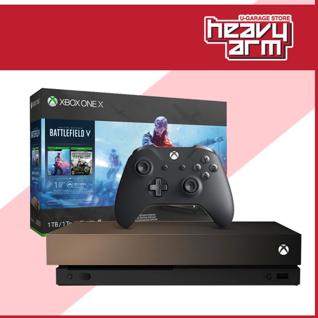 Microsoft Xbox One X 1tb Battlefield Console Bundle Gold R Include 3 Games Shopee Malaysia