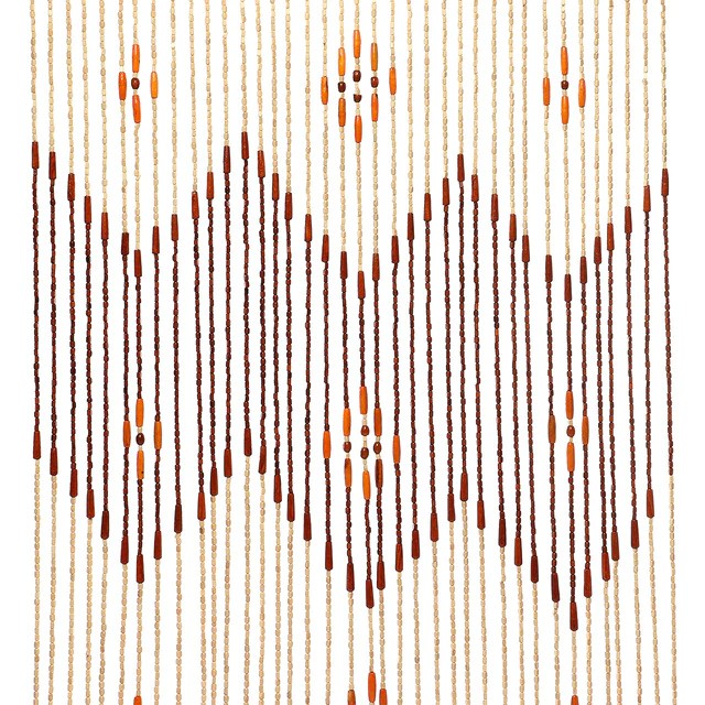 Wooden Door Curtain Blinds Handmade Fly Screen Wooden Beads Room