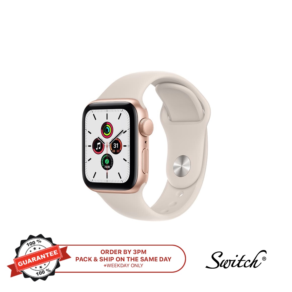 Apple Watch SE GPS Aluminium Case with Sport Band - Regular (40mm)
