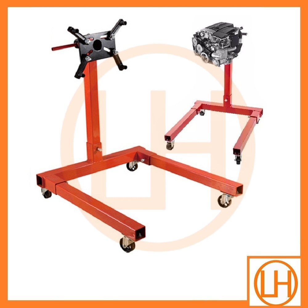 Red Engine Stand 1250LBS/566KG Capacity 360 Degree Engine Mounting Support 