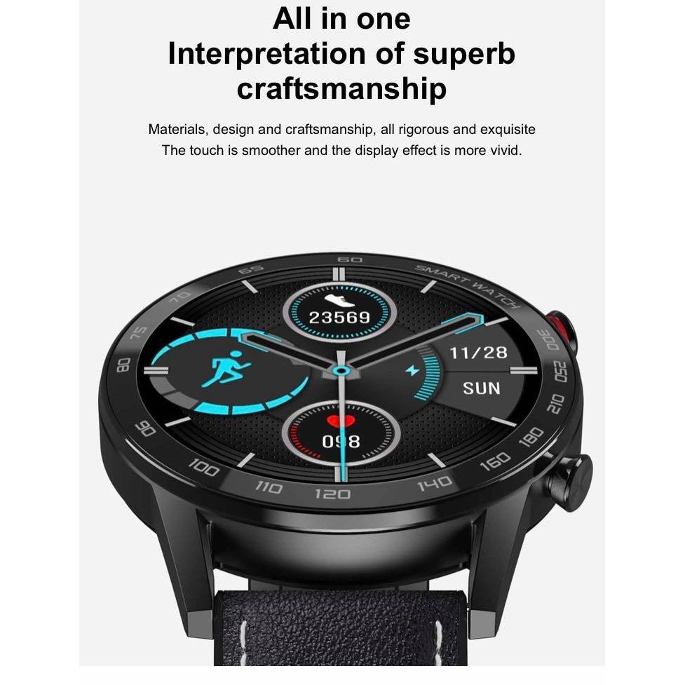 Digital Smart Watch GT2 46mm (Matte Black Fluoroelastomer Strap