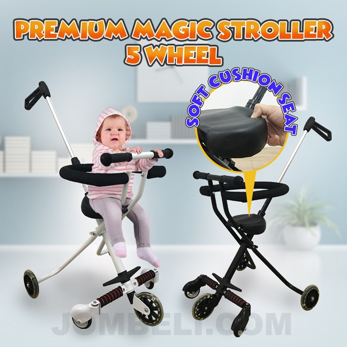 5 wheel magic stroller