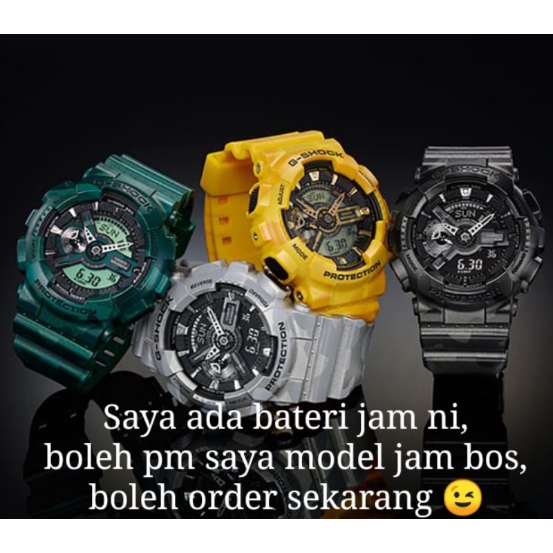Tukar Bateri Jam Gshock Cod G Shock Original Parts Shopee Malaysia