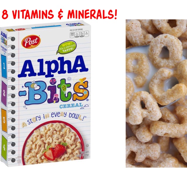 Alpha Bits Kids Cereal Alphabet Cereal Shopee Malaysia