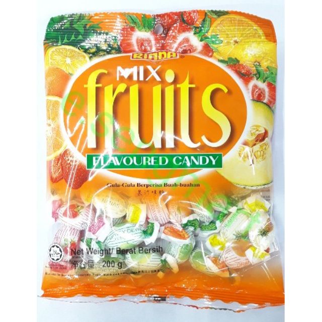 Rinda mix fruit candy 200gm (halal) | Shopee Malaysia