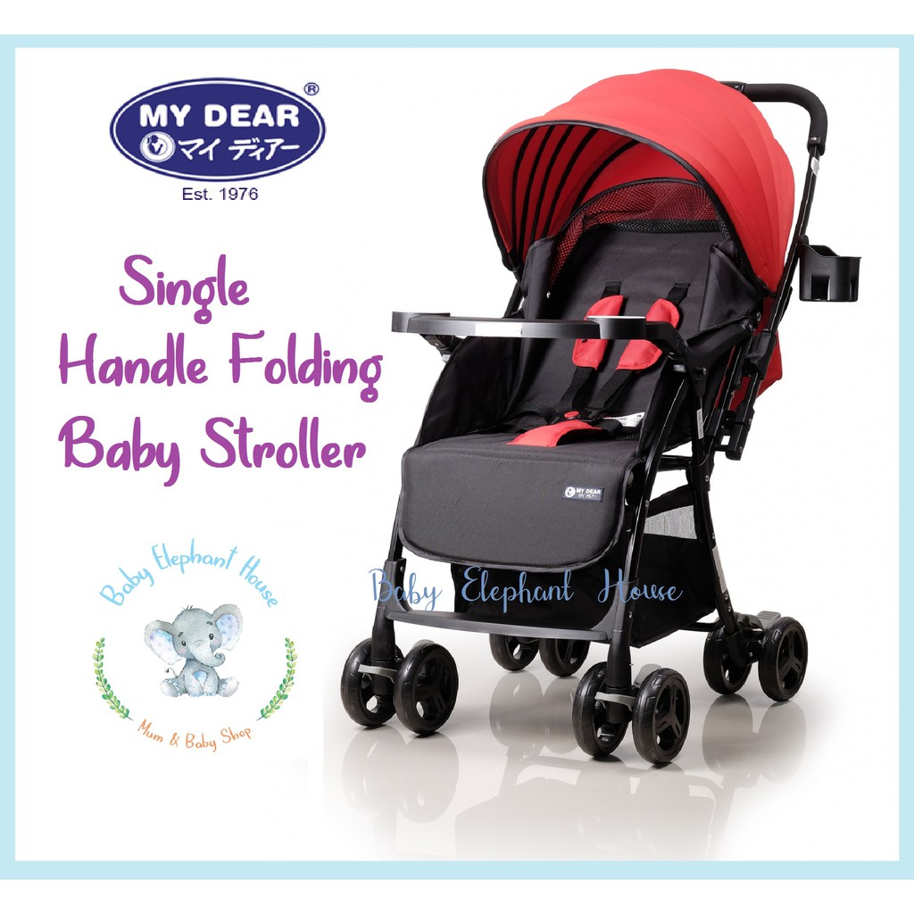 single handle stroller