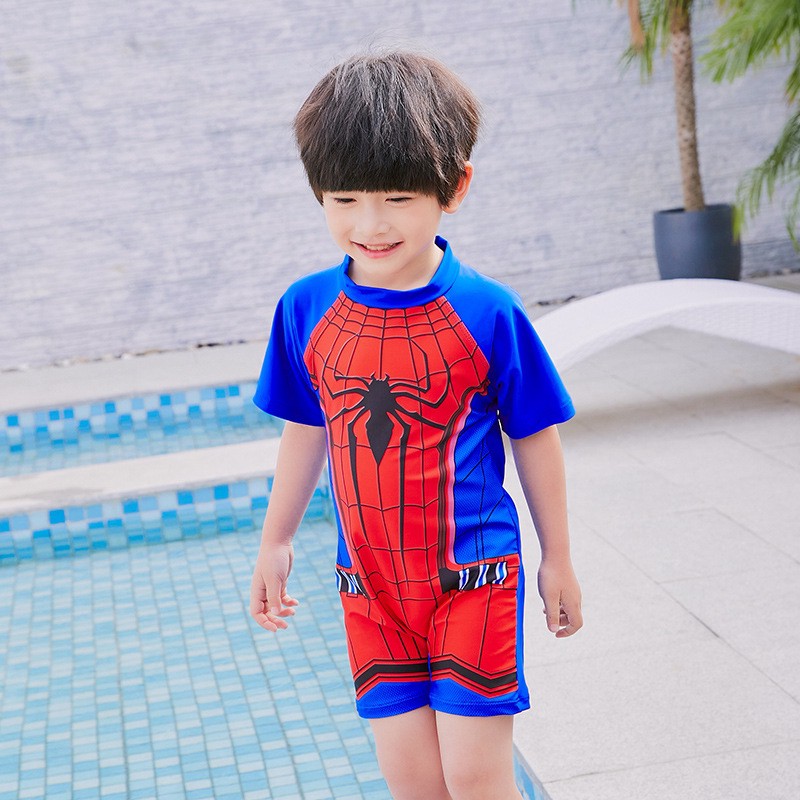 boys spiderman swimwear