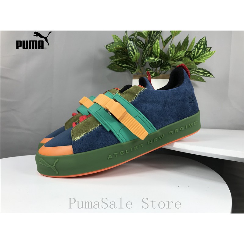 puma x atelier new regime court platform brace sneaker