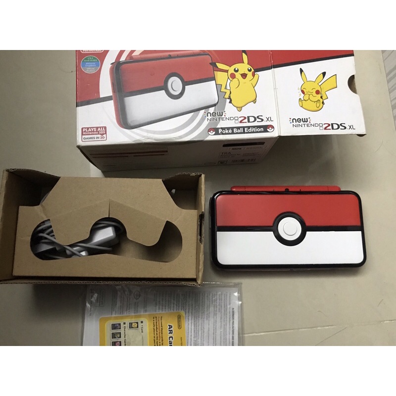 Nintendo 2ds Xl Pokeball Us Limited Edition Modded Console Shopee Malaysia