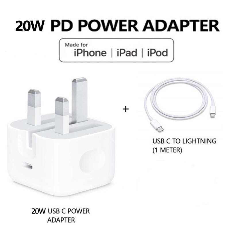 20w Pd Fast Charger Cable For Apple Iphone 12 Pro Max 12mini Charger Usb C 9v 5v 3a Power Adapter 1m 2m Type C To Lightning Fast Charging Cable Iphone 11 Pro Max Iphone