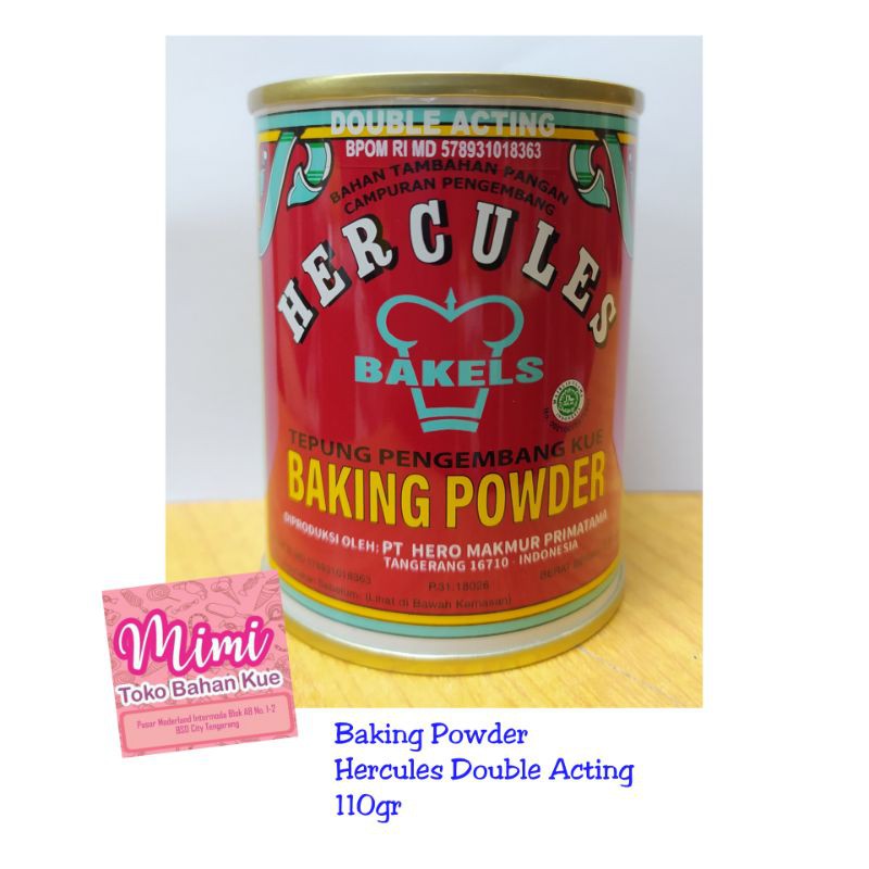 Hercules Baking Powder 110gr Double Acting Shopee Malaysia