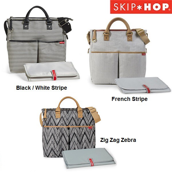 skip hop diaper bag stripe