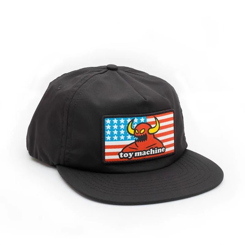 Toy Machine American Monster Unstructured Hat (Black) Shopee Malaysia