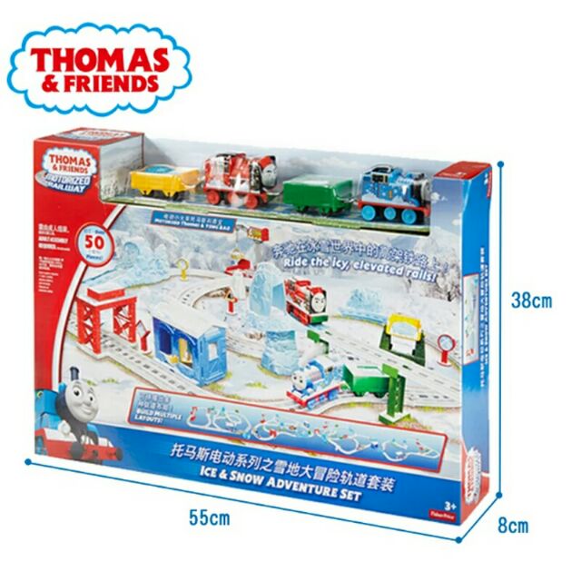 thomas icy rails adventure set