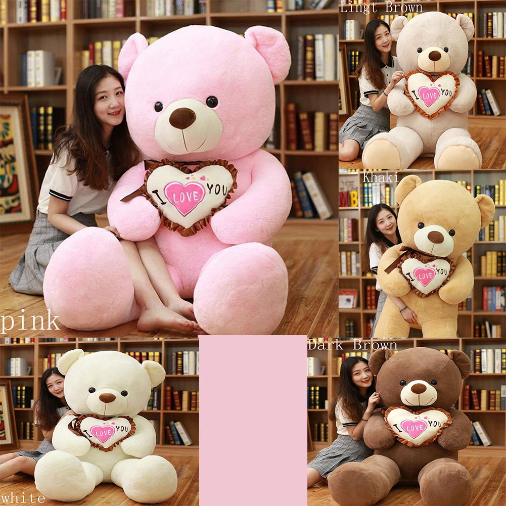 big stuffed animal bear