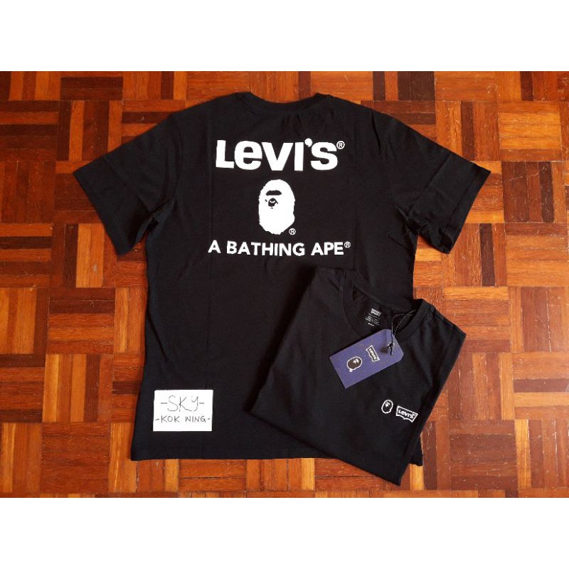 Levi's Bape Graphic Tee Ready (100% original) | Shopee Malaysia