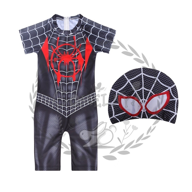 Comelnya Kids Boy Spiderman Cartoon Boy Swimsuit Shopee Malaysia