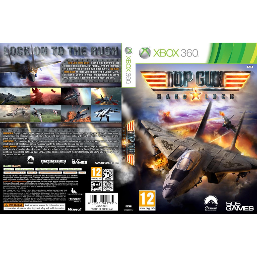 top gun xbox 360