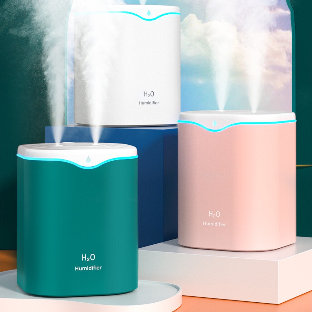 Air Humidifier  2000ML Double Spray Port Essential Oil Aromatherapy Diffuser Cool Mist Maker