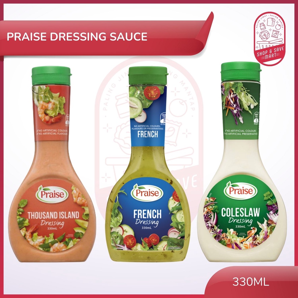 Praise 99 Dressing Sauce [Fat Free] 330ml (Flavor French / Thousand