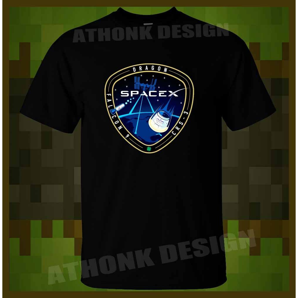 Spacex T Shirt Spacex Crs 3 Spacex Dragon Falcon 9 Crs 3 Men S T